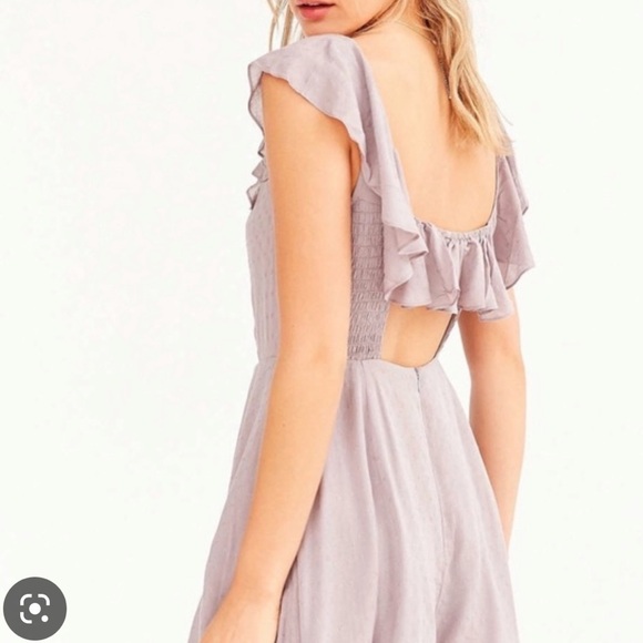 Kimchi Blue Urban outfitters purple ruffled romper - Picture 3 of 4